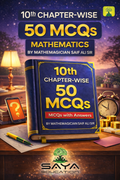 10TH MATHEMATICS CHAPTER WISE MCQS