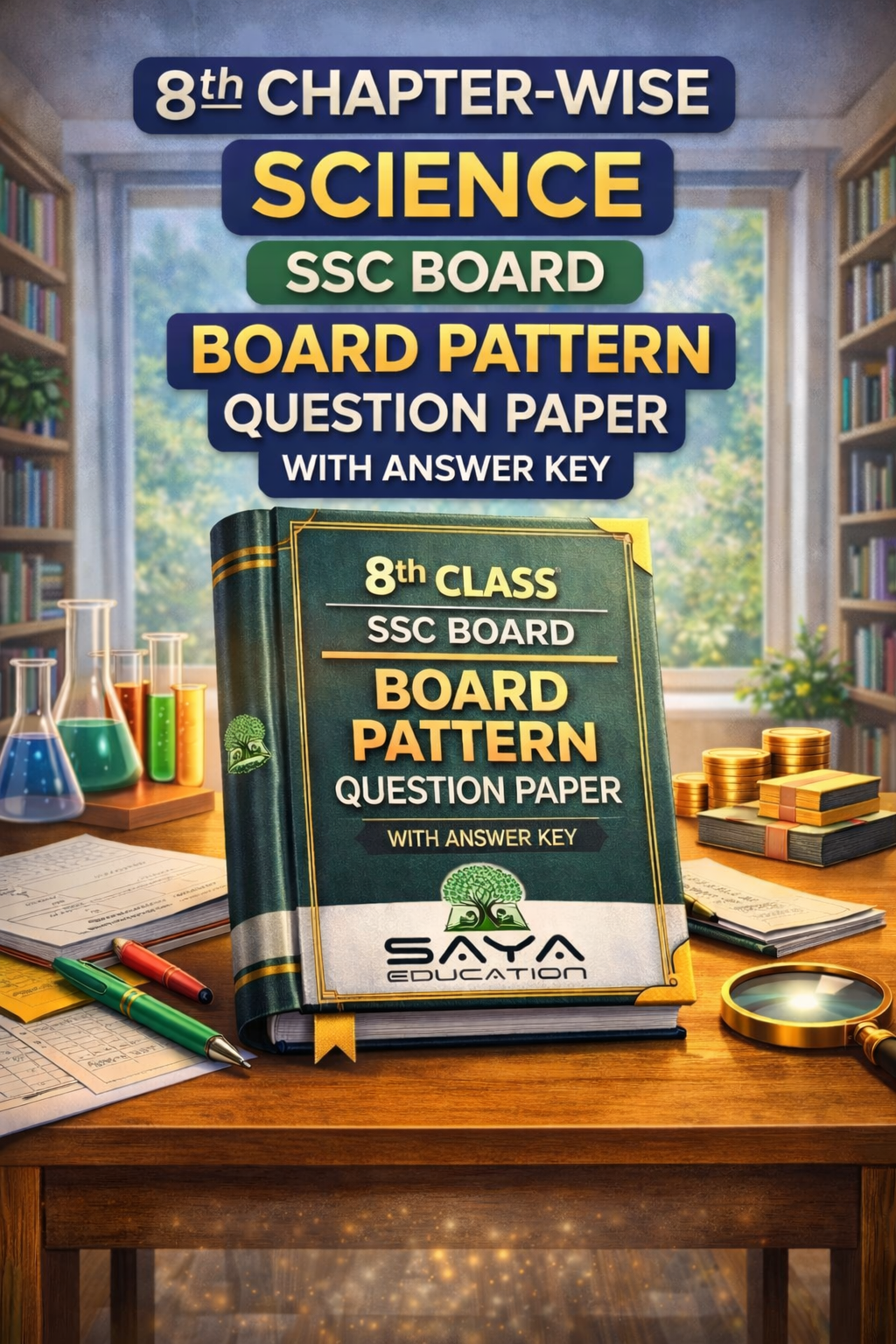 8TH SCIENCE CHAPTER WISE BOARD PATTERN QUESTION PAPER WITH ANSWER KEY