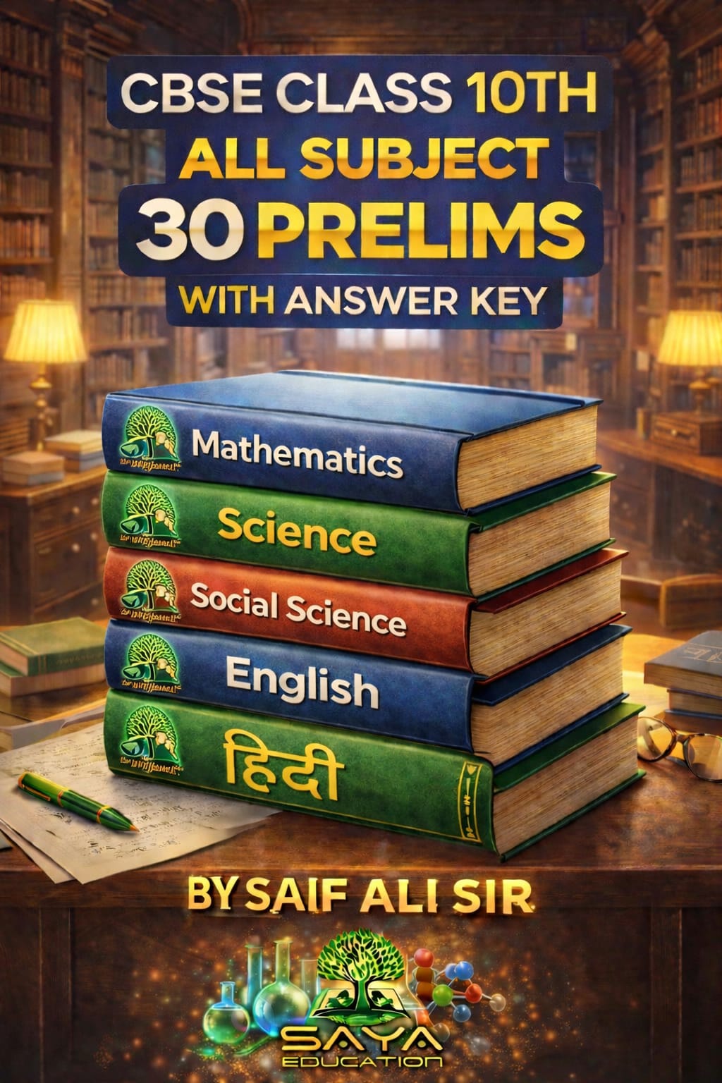 CBSE CLASS 10TH ALL SUBJECT 30 PRELIM WITH ANSWER KEY