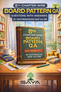 8TH MATHEMATICS  CHAPTER WISE BOARD PATTERN QUESTION  PAPER WITH ANSWERS